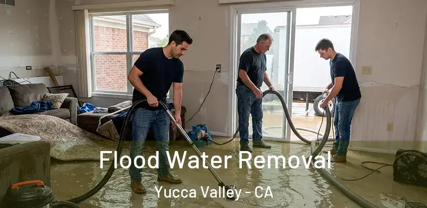 Flood Water Removal Yucca Valley - CA