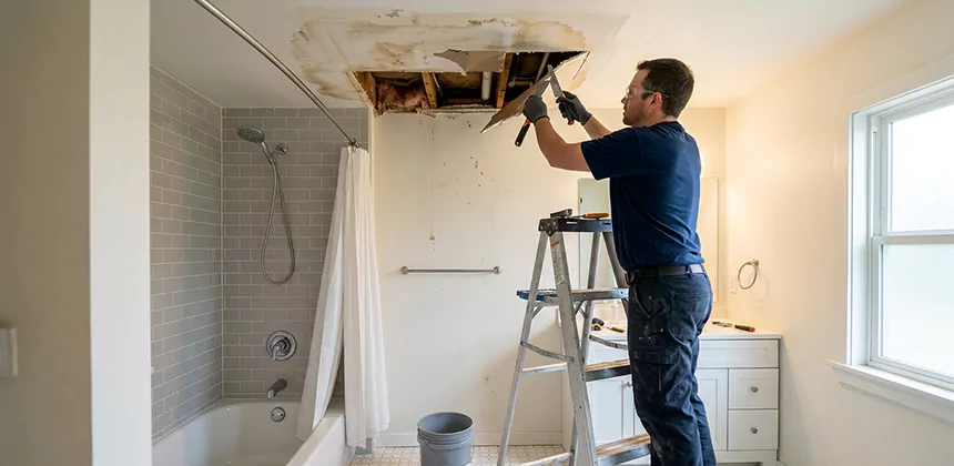 Bathroom Leak Ceiling Repair in Yucca Valley